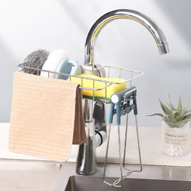 Captive Gala Stainless Steel Faucet Storage Rack Sink Storage Rack